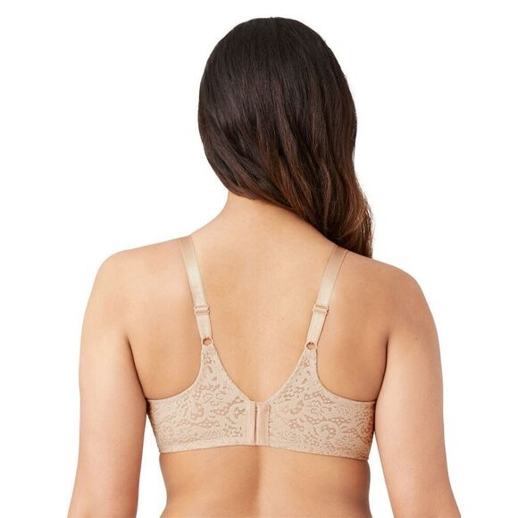 Wacoal NWT Halo Lace Full Figure Underwire Bra toast sz 36D - Picture 2 of 5